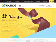 Tablet Screenshot of en.voltrog.pl